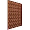 Ekena Millwork 19 5/8in. W x 19 5/8in. H Coralie EnduraWall Decorative 3D Wall Panel Covers 2.67 Sq. Ft. WP20X20CIBCO - alternate 2